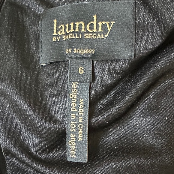 Laundry By Shelli Segal Black Mini Dress NWT - Picture 3 of 4